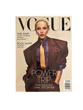 Vogue Magazine April 2026 Doja Cat Time Warp Rocky Horror Storms Broadway